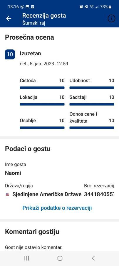 Sumski Raj Žabljak Buitenkant foto